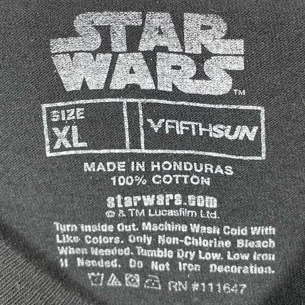 Fifth Sun Star Wars Characters Graphic T-Shirt XL Black - Picture 4 of 6
